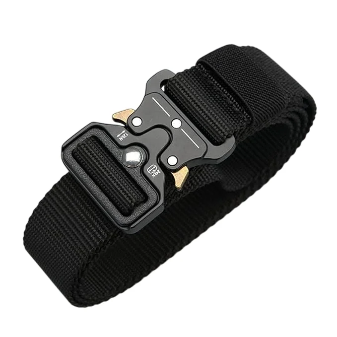New Tactical Quick Release Men’s Belts-Black