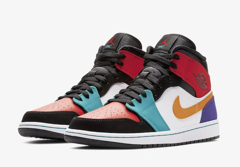 Nike Air Jordan 1 Mid Multi Color
