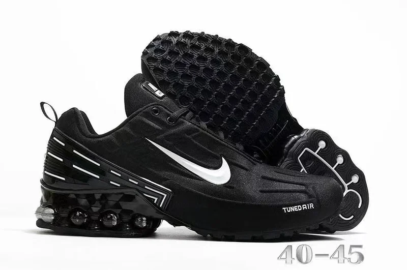 Nike Air Max Shox Tuned - Black White Swoosh