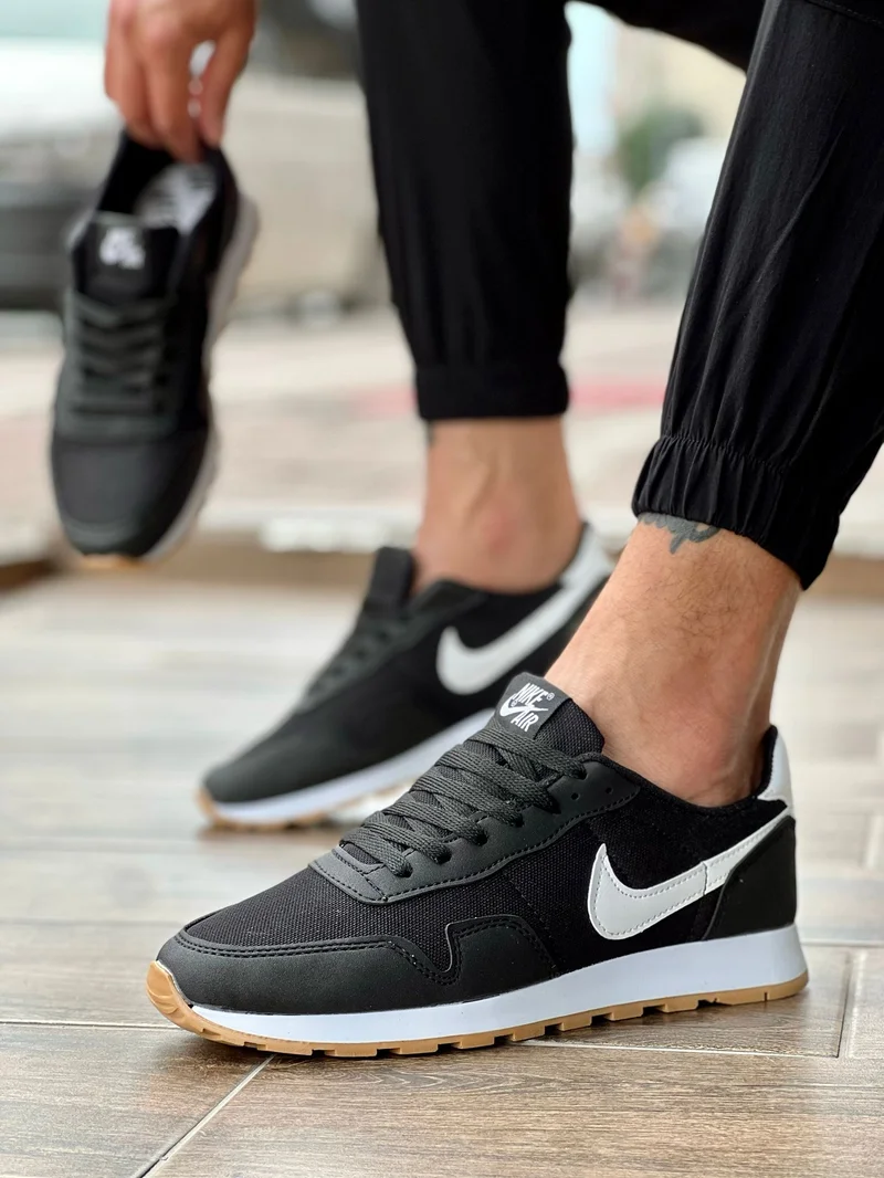 Nike Air Pegasus 83 Premium Black Grey White Gum