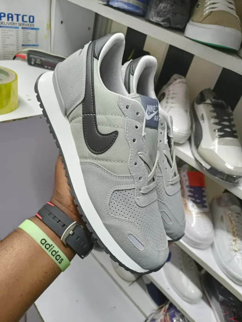 Nike Air Vortex Grey White Black Tick
