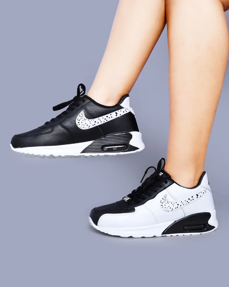 Nike Airmax Split Black & White Low Unisex Sneakers