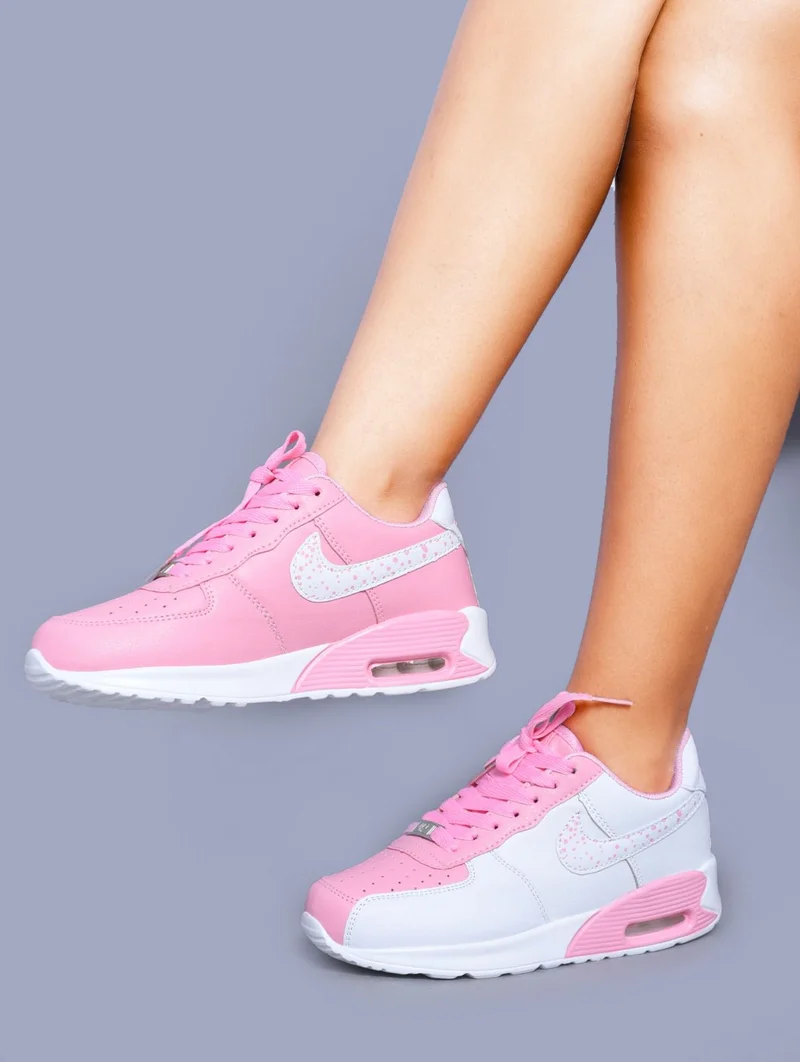 Nike Airmax Split Pink & White Low Unisex Sneakers