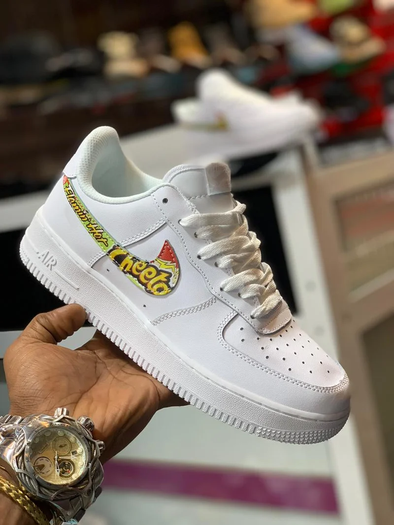 Nike Custom Air Force Low 1 White Black Blue