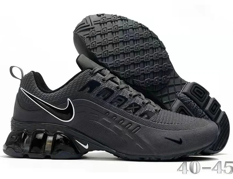 Original air max Shox Reax Grey Nike Ultra Unisex Shoes Comfortable Wild Sports