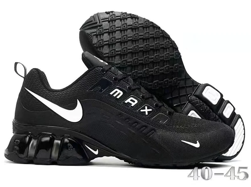 Original air max Shox Reax Nike Ultra Black Unisex Shoes Comfortable Wild Sports