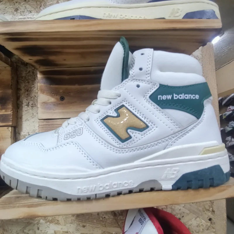 Original New balance 650 Accessible Unisex sneaker White Green