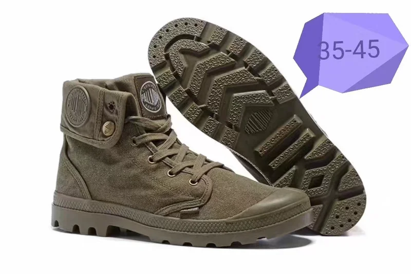 PALLADIUM High Quality Lace Up Men Ankle Boot
