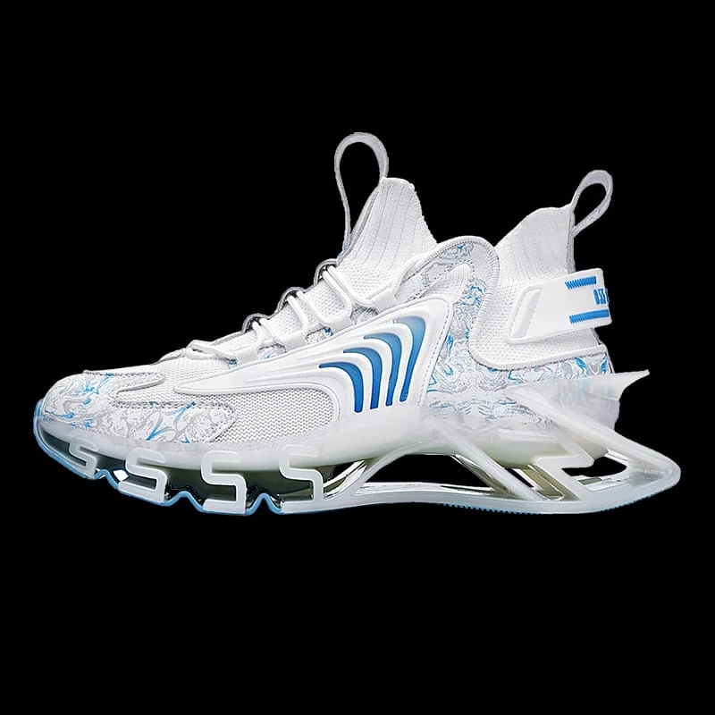 Paul Auratn Adidas  Shock Absorption Basketball Shoes Casual Sneakers White