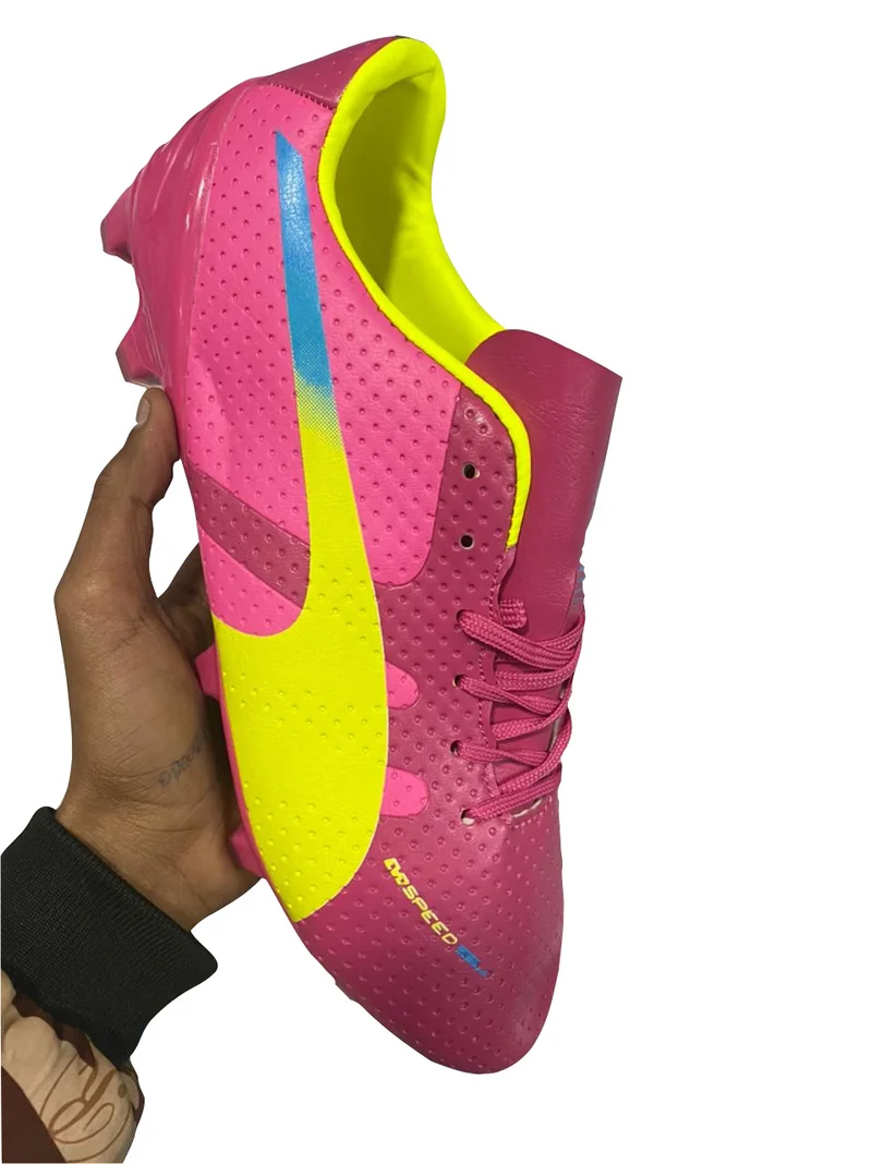Pink-Maroon Puma evoSPEED  Men's Football Boots