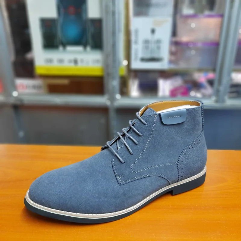 Polo Fashion Men Laced Grey Boot Shoes