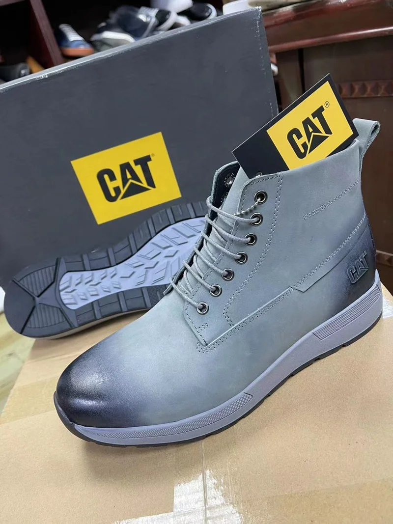 Premium Caterpillar Grey Boots for Men