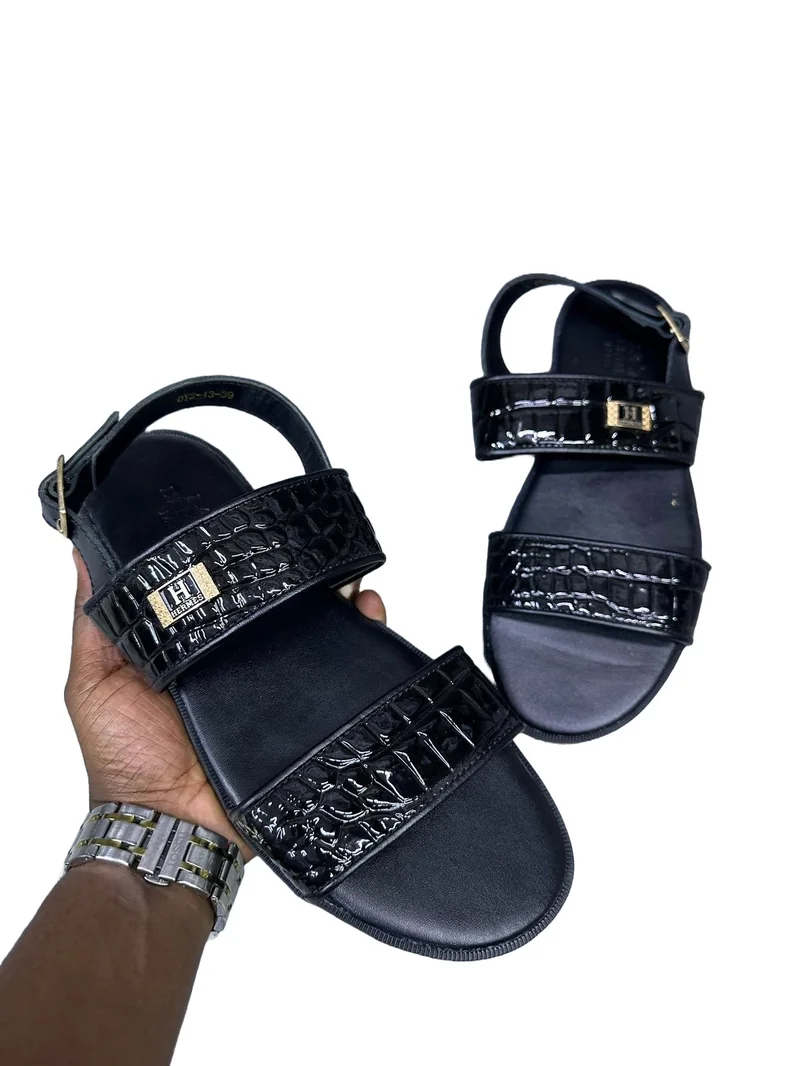 PREMIUM LEATHER HERMES CLASSIC SANDALS