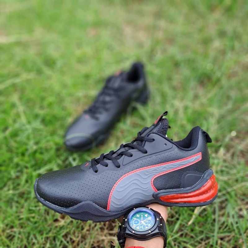 Puma Lqdcell New Leather Classic Vintage Trend Sport Casual Running Shoes