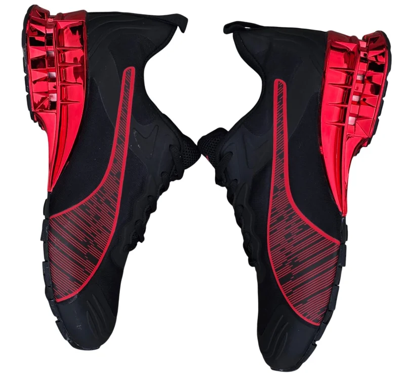 PUMA Running Shoes Black -Red -Strip Puma