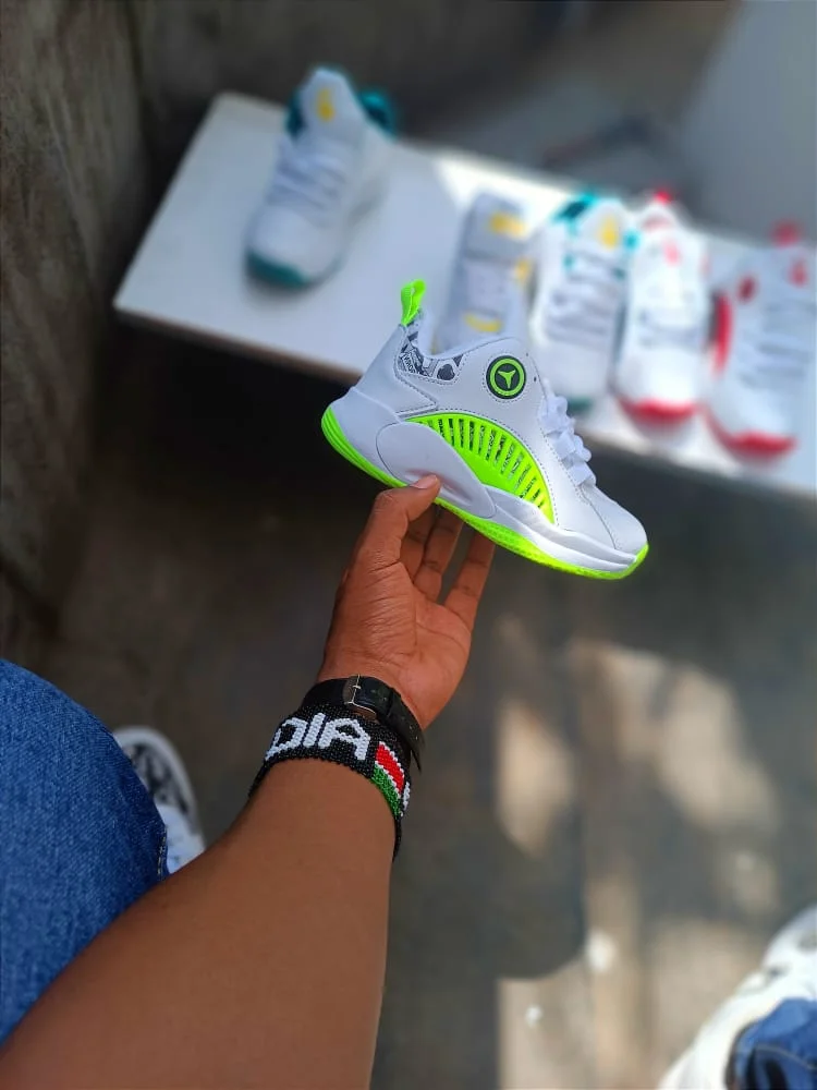 Quality Kids Shoes Jordan 5 White Children Sneakers
