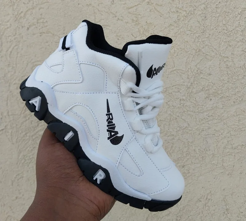 Quality Kids Shoes Nike Barrage White Black Children Sneakers