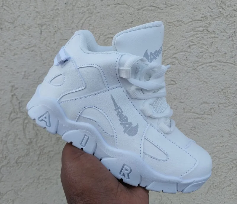 Quality Kids Shoes Nike Barrage White Children Sneakers