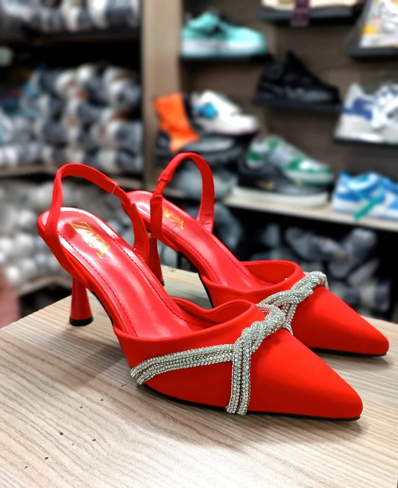 Quality Ladies Shoes Women's High Heels Closed Pointed Toe