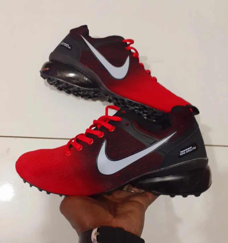 Red Nike AirUltra Max  Running Sneakers