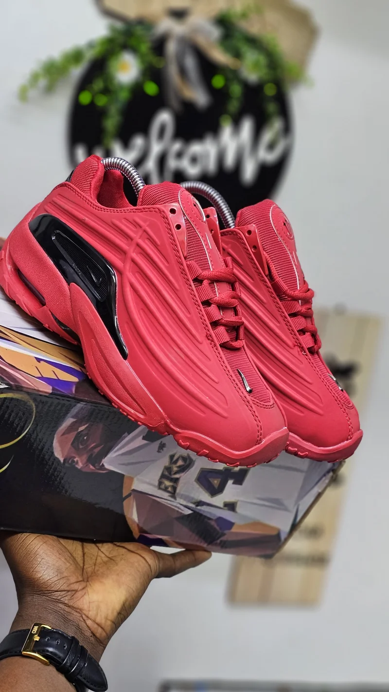 RED NIKE X NOKTA HOT STEP DRAKE  RUNNING SHOES