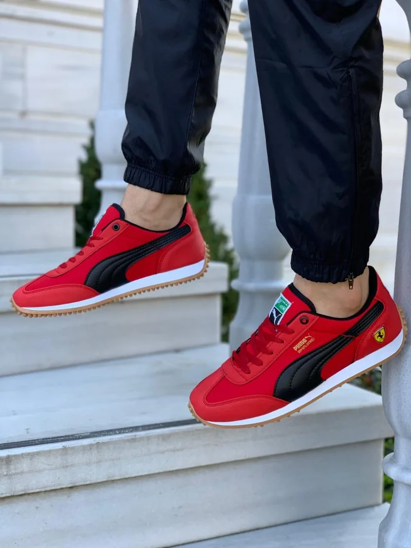 Red-Black PUMA Men's Whirlwind Classic Fashion Sneaker
