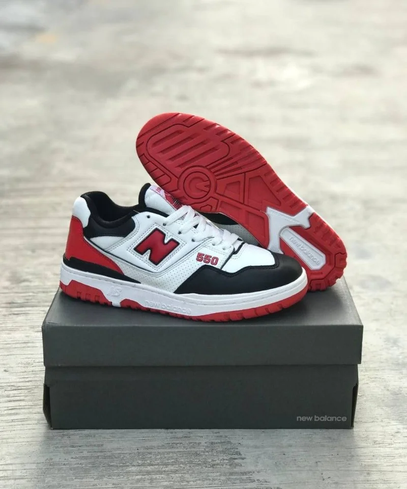 RED-WHITE NEW BALANCE 550