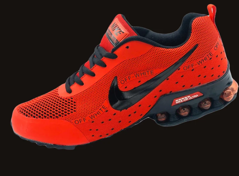 Red/Black Off White Avatar SHOX REAX RUN Nike 2020 Series