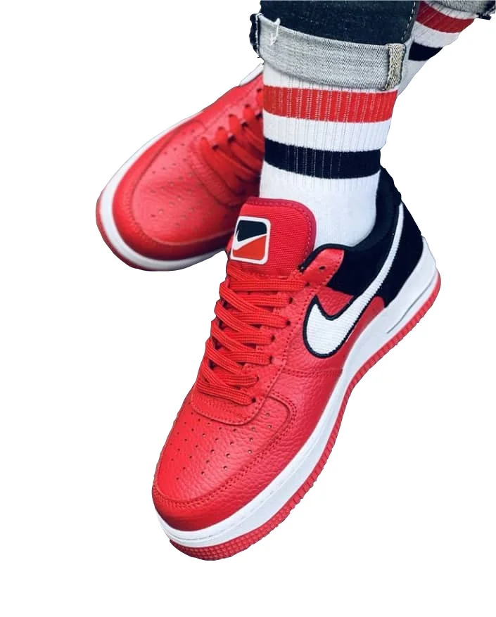 Red/Black/White Air Force 1 '07 LV8 1