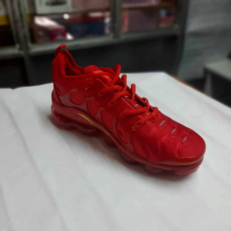 Red/Gold Nike Air Vapormax Plus Men's Running Shoes