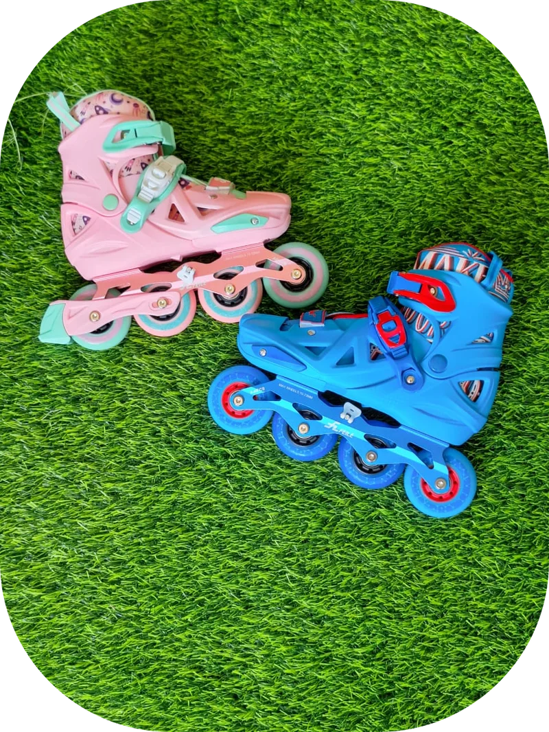 Rubber wheel skates - Rollerblading Fun for Kids! 🛼✨ - Children's Roller Skates