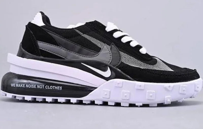 Sacai x Nike LDV Waffle Air 720 Men's Sneakers Black/White Shoes