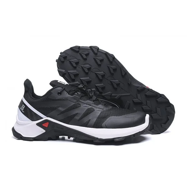 Salomon Supercross Men’s Trail Shoe – Black/White/Black