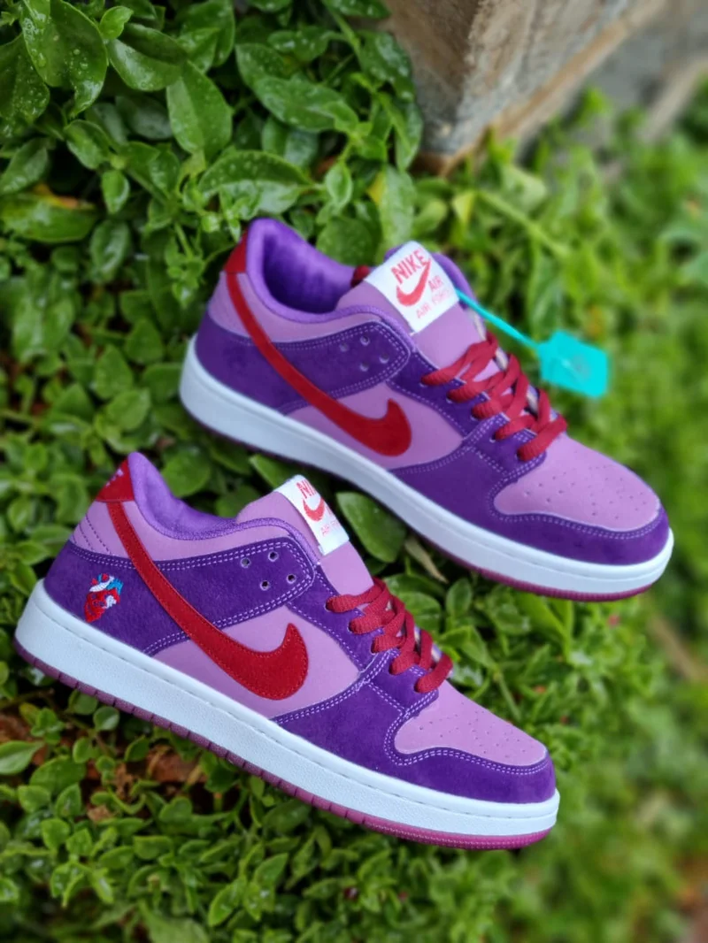SB DUNK Purple Low Top Unisex Skateboard Shoes