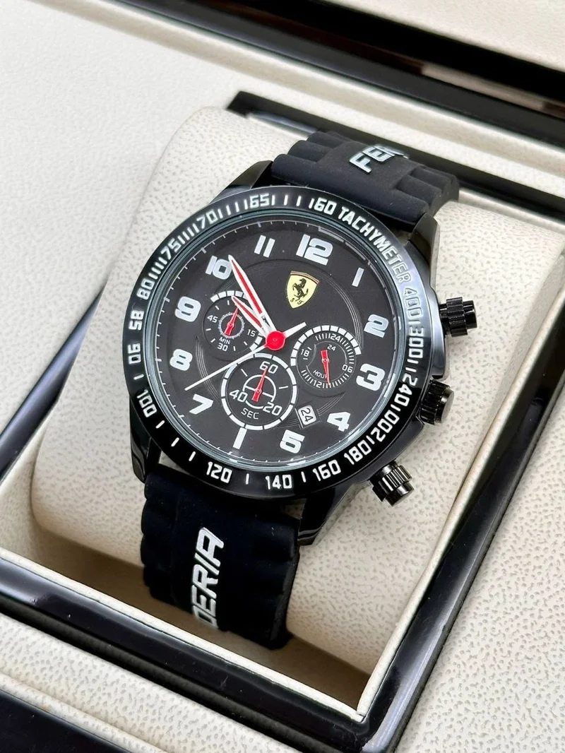 Scuderia Ferrari 7AA Premium Quality Collection For Men Black white