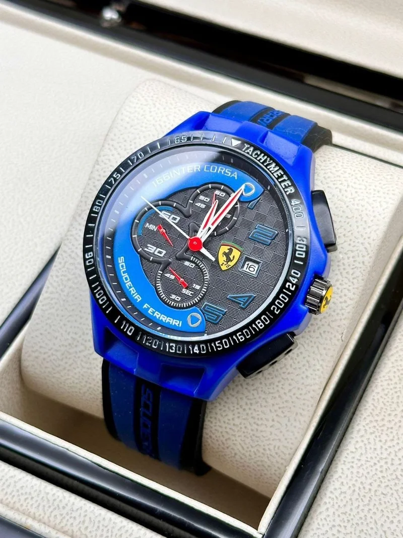 Scuderia Ferrari 7AA Premium Quality Collection For Men Blue