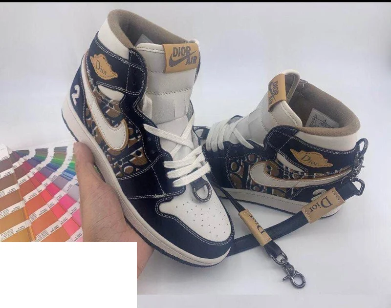 Sepatu Nike air jordan dior high black