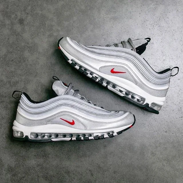 Silver Men Nike Airmax 97 Shoes