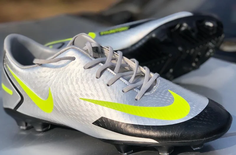 Silver Nike Soccer shoes Men Soccer Shoes Turf tf Soccer Boots Outdoor  Football