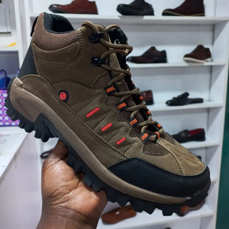 Sky View Green Fashion Boots  Hiking Durable Shoes