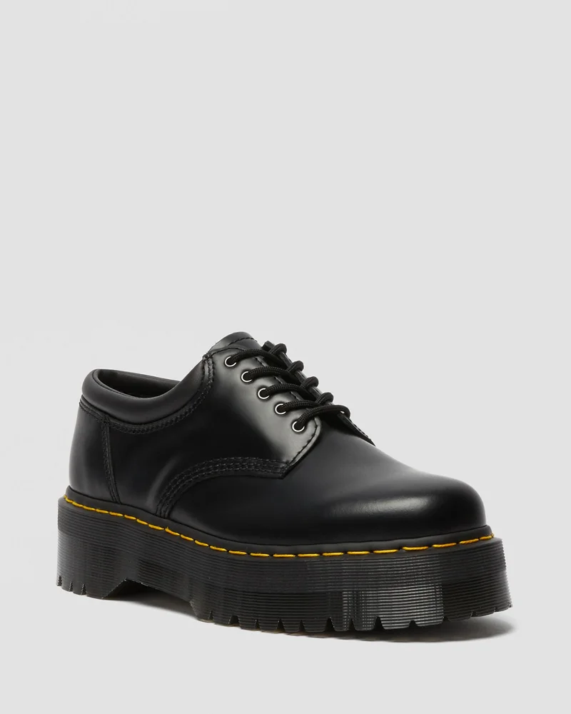 SMOOTH LEATHER PLATFORM SHOES 8053 DR MARTENS.