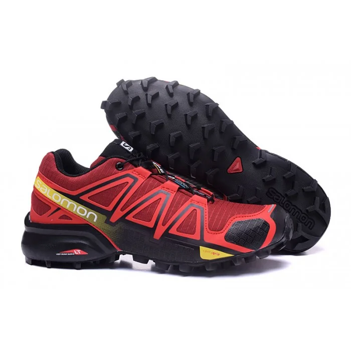 Speedcross 4 Salomon Trail Running Shoes In Red Black