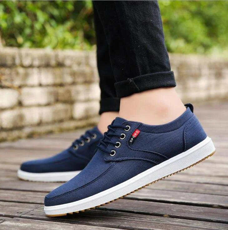 Sports Casual Men Shoes Canvas Upper