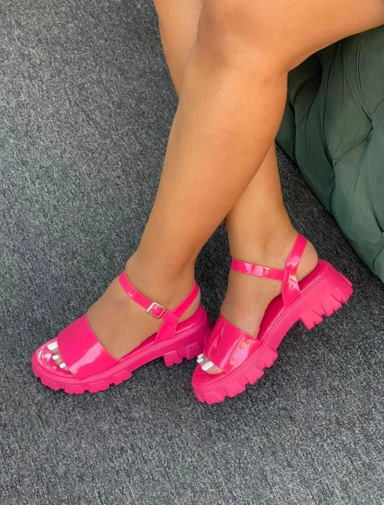Strappy Ladies Platform Sandals Quality Open