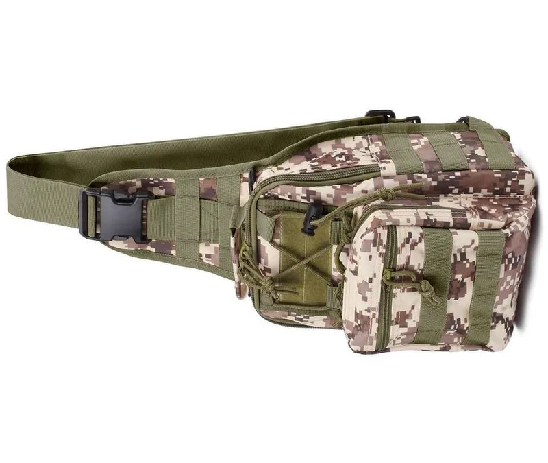 Tactical Military Sling Bag Hiking Mole-waterproof