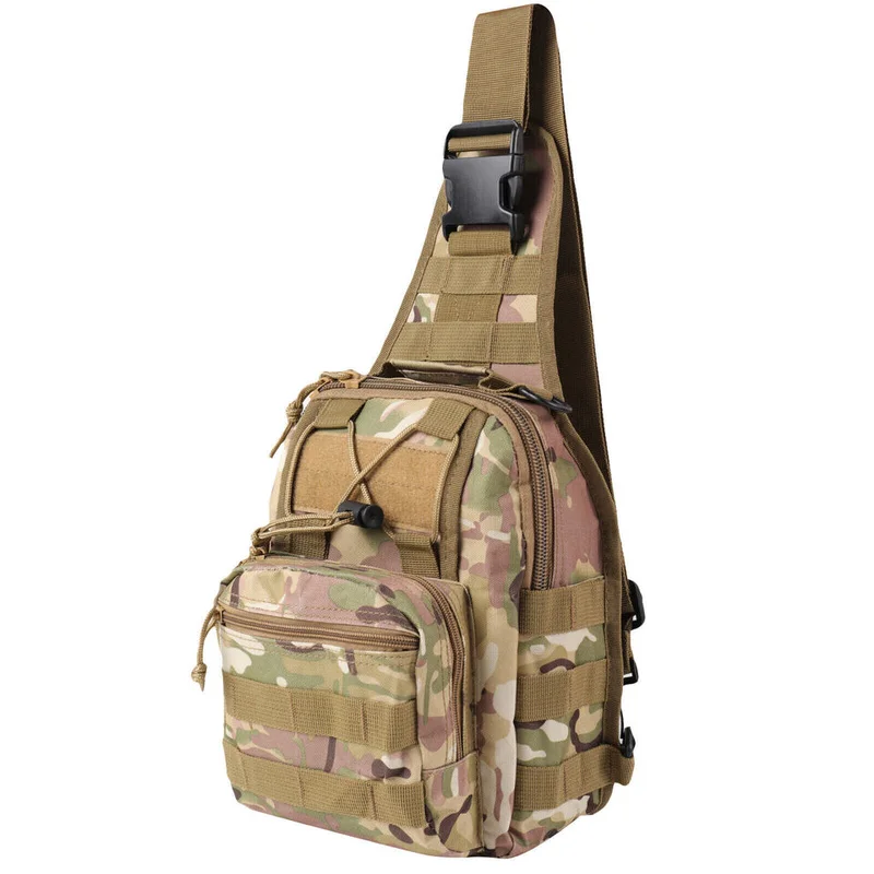 Tactical Waterproof Military Sling Bag Hiking Mole-camouflage