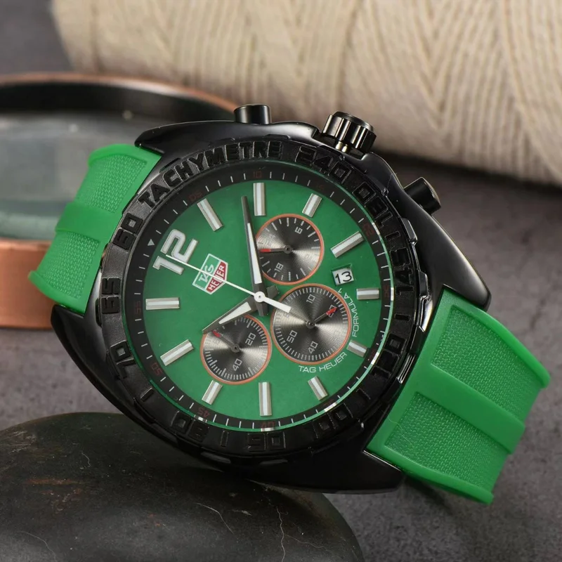 Tag Heuer Slim For Perfect Man Makes Perfection for really Green Wrist Watch
