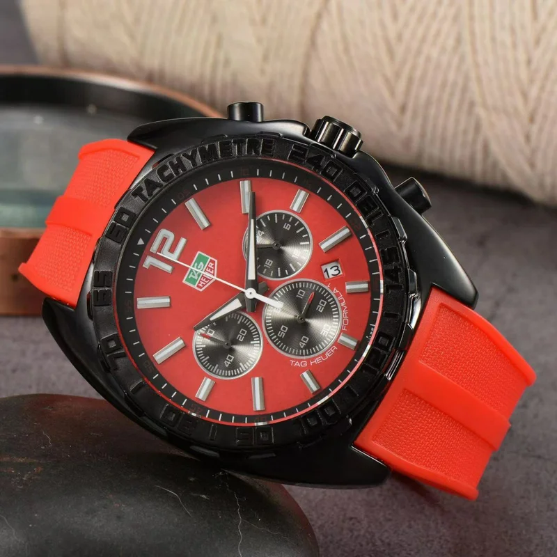 Tag Heuer Slim For Perfect Man Makes Perfection for really Orange Wrist Watch