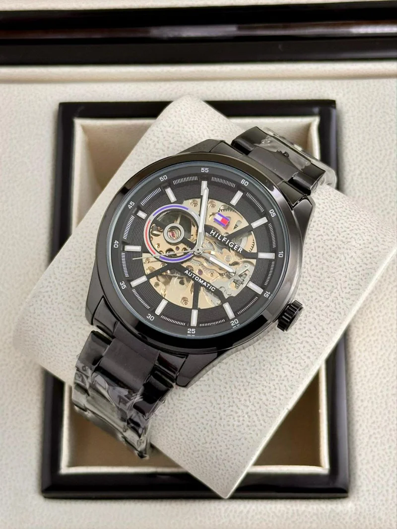 Tommy Hilfiger 7AA Premium Quality Collection For Men Black