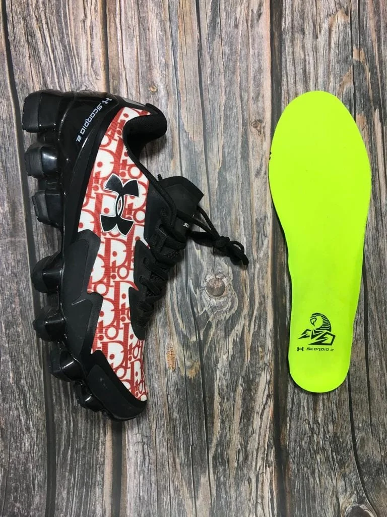 UA SCORPIO 2 x Dior Dior Joint Under Armour Scorpion Black Red